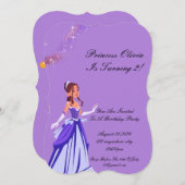 女の子の誕生日の招待状 招待状 (正面/裏面)