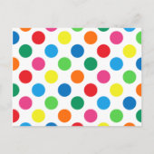 女の子の誕生日パーティフォト招待状 インビテーションポストカード (裏面)