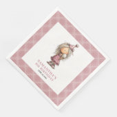 女の子の誕生日 かわいい ユニーク 面白い ピンク (コーナー)