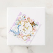 女の子の誕生日、アリス茶のパーティー感謝していお気に入り フェイバータグ (インサイチュ)