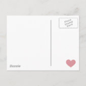 女の子の誕生発表はがき 案内ポストカード (裏面)