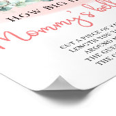 女の子の象どのように大きいママの腹ゲーム ポスター (角)