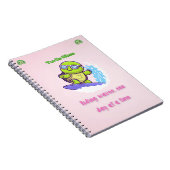 女の子の贈り物をする亀の一生のある日 ノートブック (右側)