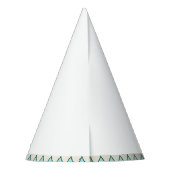 女の子の赤ちゃんのシャワーをトライバル パーティーハット (裏面)