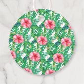 女の子の赤ちゃんシャワーを彼女の道にある小さな野生の人 フェイバータグ (裏面)