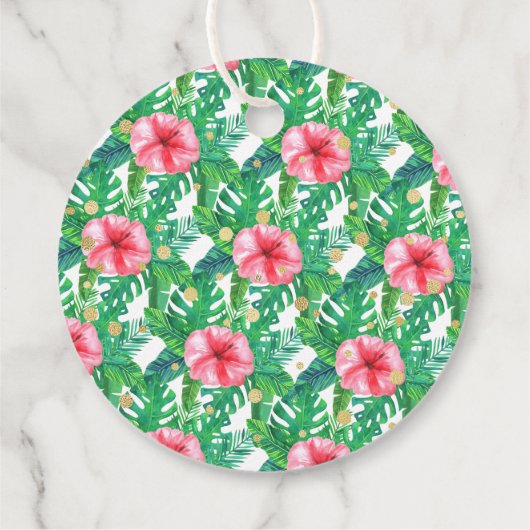 女の子の赤ちゃんシャワーを彼女の道にある小さな野生の人 フェイバータグ (裏面)