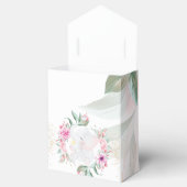 女の子の赤ちゃんシャワーエレファントエレガント フェイバーボックス (オープン)