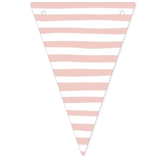 女の子の赤ちゃんシャワーパーティーの飾り。ピンク バンティングフラッグ (第3の旗)