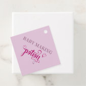 女の子の赤ちゃんシャワーピンクのベビー作り薬 フェイバータグ (インサイチュ)