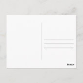 女の子の赤ちゃんシャワーピンクガールシューズ招待状 ポストカード (裏面)