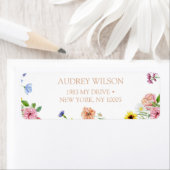 女の子の赤ちゃんシャワー甘い可能なビーフローラ ラベル (インサイチュ)