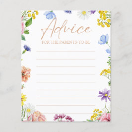 女の子の赤ちゃんシャワー甘いas can beeアドバイスカード