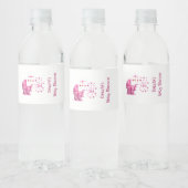 女の子の赤ちゃんシャワー ペットボトルラベル (ボトル)