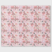女の子の赤ちゃんシャワー ラッピングペーパー (フラット)