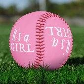 女の子の赤ちゃん女の子の赤ちゃんシャワー性別リビール 野球ボール