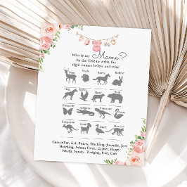 女の子の赤ちゃん服の赤ちゃんシャワー誰が私のママのゲーム