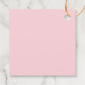 女の子の赤ちゃん服ベビーシャワー フェイバータグ (裏面)