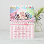 女の子の赤ん坊のシャワー侵入者 招待状 (スタンド正面)