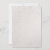 女の子の赤面ピンクのレインボーベビーシャワー招待状 サンキューカード (裏面)