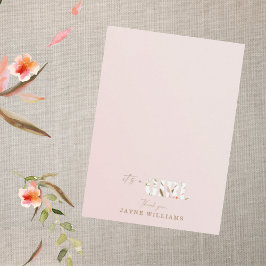 女の子の赤面赤ちゃんシャワーありがとう招待状 招待状