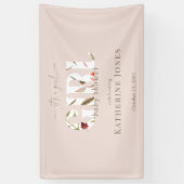 女の子の赤面 横断幕 (縦)