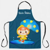 女の子の踊りザラインストア エプロン (正面)