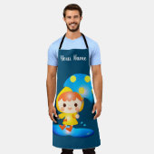 女の子の踊りザラインストア エプロン (着用した状態)