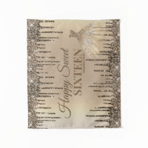 女の子の輝くグリッター ドリップス スイート 16 誕生日