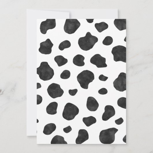 女の子の農場への招待 - 女の子の農場の誕生日パーティー 招待状 (裏面)