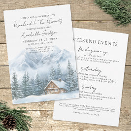 女の子の週末に森のバチェロレッテ 招待状