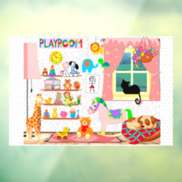 女の子の遊び部屋 ウィンドウサイン