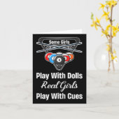 女の子の遊人形と女の子の女の遊子のCuで カード (黄色い花)