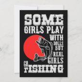 女の子の遊人形と実在女の子行の魚釣り1 招待状 (裏面)