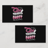 女の子の遊人形を持つ女の子の女の子の幽霊Hun 名刺 (正面/裏面)