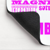 女の子の配管工：ピンク素晴らしの配管工 マウスパッド (コーナー)