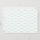 女の子の野生の1種族の写真の最初誕生日の招待 招待状 (裏面)