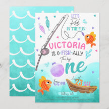 女の子の釣り1歳誕生日