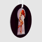 女の子の鍵穴を固定 オーナメント (正面)