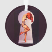 女の子の鍵穴を固定 オーナメント (裏面)