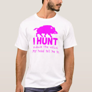 女の子の雄豚の狩り Tシャツ