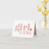 女の子の集団タイプ友人グループ女性の友情 カード (黄色い花)