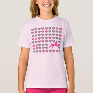 女の子の青年3/4袖- Saddlebredの恋人 Tシャツ