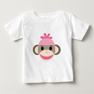 女の子の靴下 ベビーTシャツ
