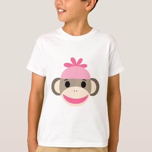 女の子の靴下 Tシャツ (正面)