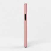 女の子の頬の色ピンクのモノグラム名前スクリプトパーソナライズド Case-Mate iPhoneケース (裏面/右)