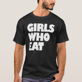 女の子の食べフィットネス&栄養ジム&トレーニング Tシャツ