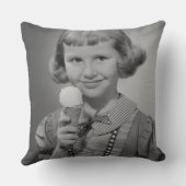 女の子の食べ物のアイスクリーム クッション (裏面)