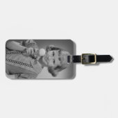 女の子の食べ物のアイスクリーム ラゲッジタグ (正面横)