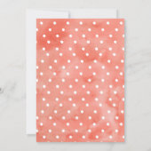 女の子の馬の誕生日パーティーの招待 招待状 (裏面)