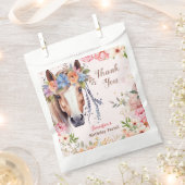 女の子の馬の誕生日パーティーガールズフアビットバッグ フェイバーバッグ (クリップ留めされた状態)